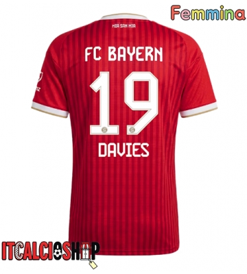 Bayern Munich Alphonso Davies #19 Prima Maglia Femmina 2026-27 Manica Corta
